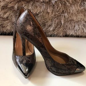Steve Madden Faux Snake Skin Heels